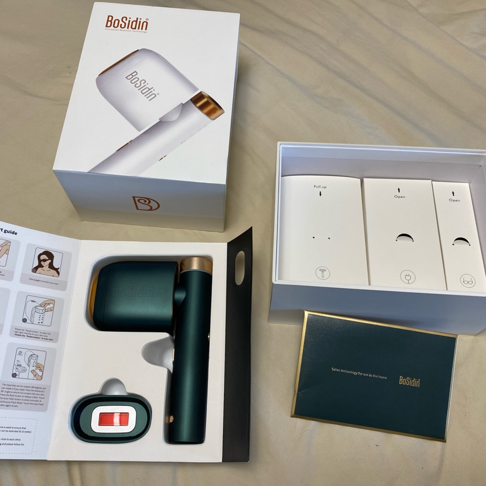 BoSidin hair removal device